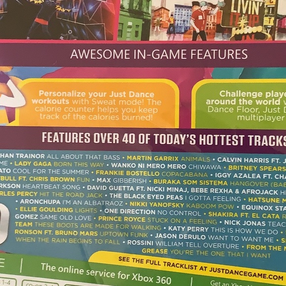 XBOX 360 Video Game Kinect Just Dance 2016 must have Kinect sensor to play guc - Picture 7 of 7